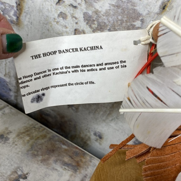 Native American Artist Betty N Authentic Hoop Dancer Kachina - Picture 5 of 6